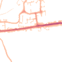 Daytime road noise heatmap for CM6 4AJ