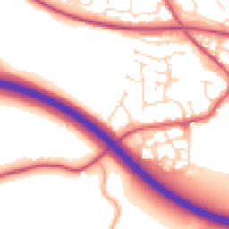 Daytime road noise heatmap for CM6 4AN