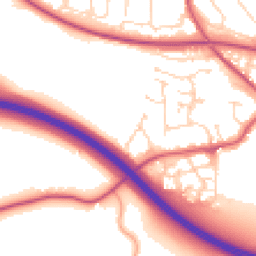 Daytime road noise heatmap for CM6 4AR