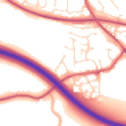 Daytime road noise heatmap for CM6 4AS