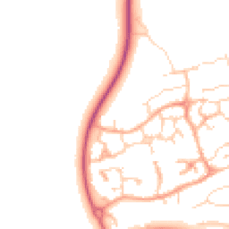 Daytime road noise heatmap for CM6 4AT