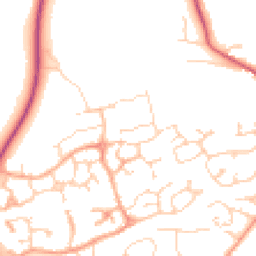 Daytime road noise heatmap for CM6 4BD