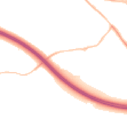Night-time road noise heatmap for CM6 4BF