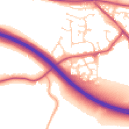 Daytime road noise heatmap for CM6 4BG