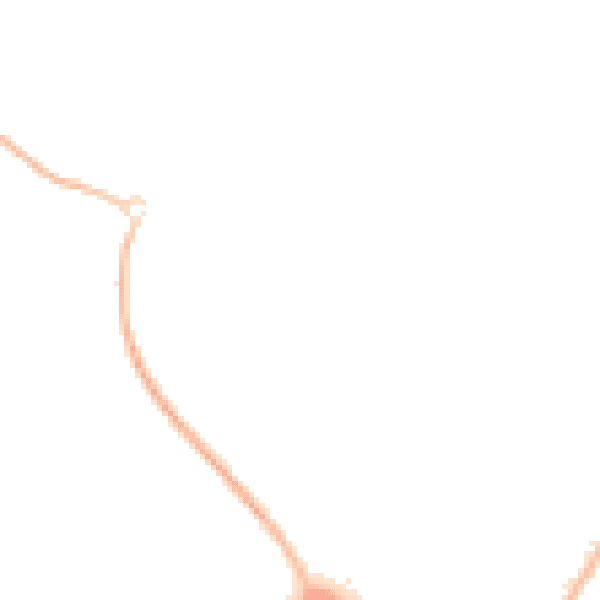 Night-time road noise heatmap for CM9 4DA