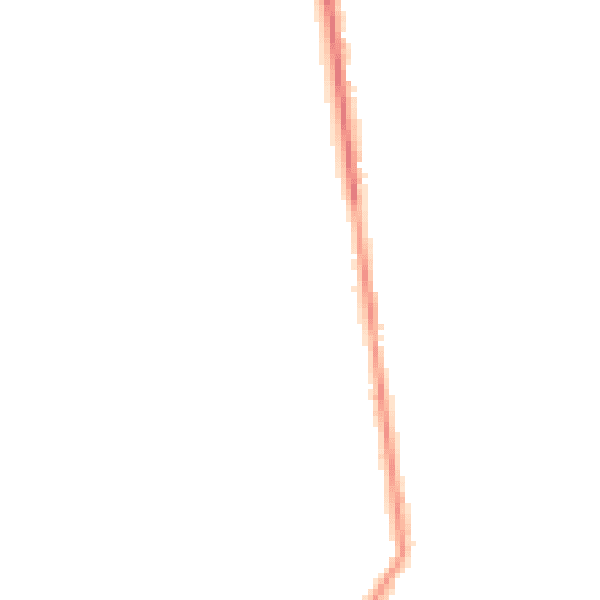 Night-time road noise heatmap for CM9 4DG