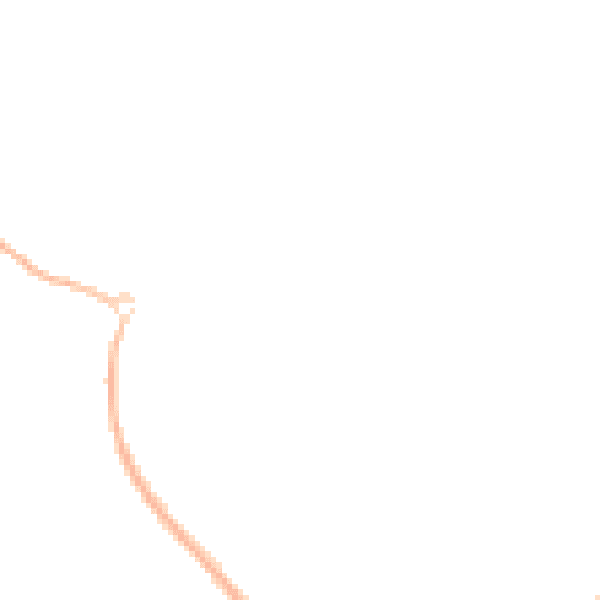 Night-time road noise heatmap for CM9 4DT