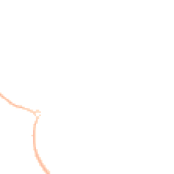 Night-time road noise heatmap for CM9 4EA