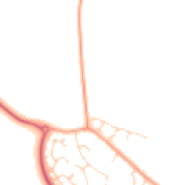 Daytime road noise heatmap for CM9 4EE