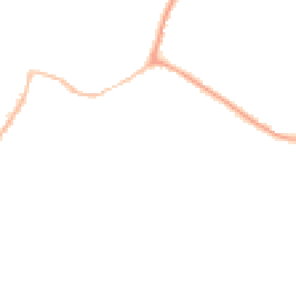 Night-time road noise heatmap for CM9 4PB