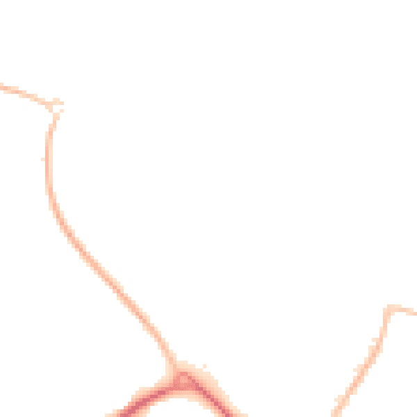 Night-time road noise heatmap for CM9 4SJ