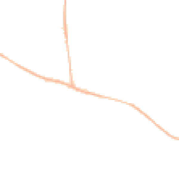 Night-time road noise heatmap for CM9 4SS