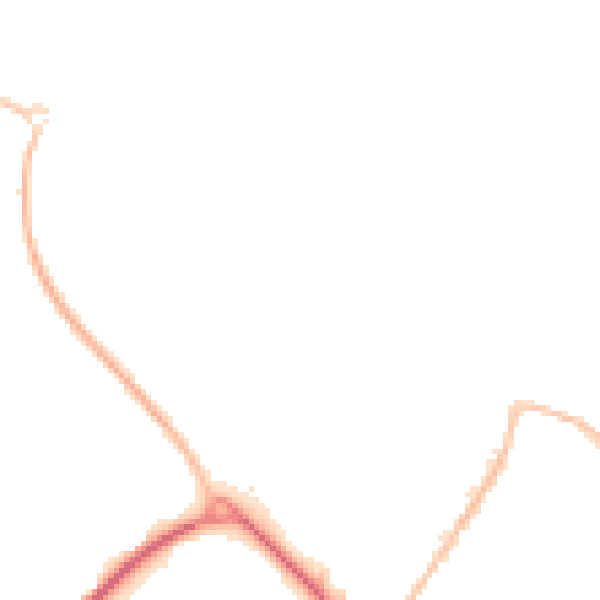Night-time road noise heatmap for CM9 4TG