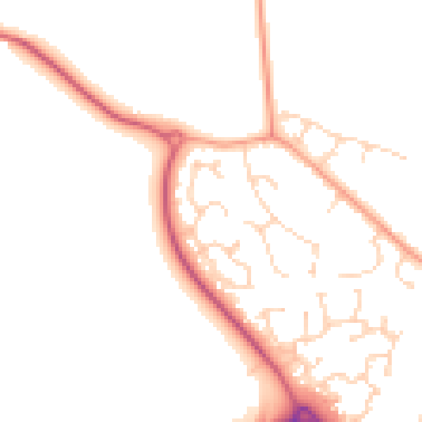 Daytime road noise heatmap for CM9 4TL