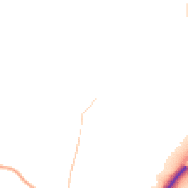Daytime road noise heatmap for CM9 6LL
