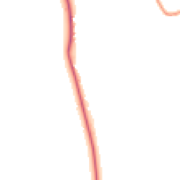 Daytime road noise heatmap for CM9 6NL