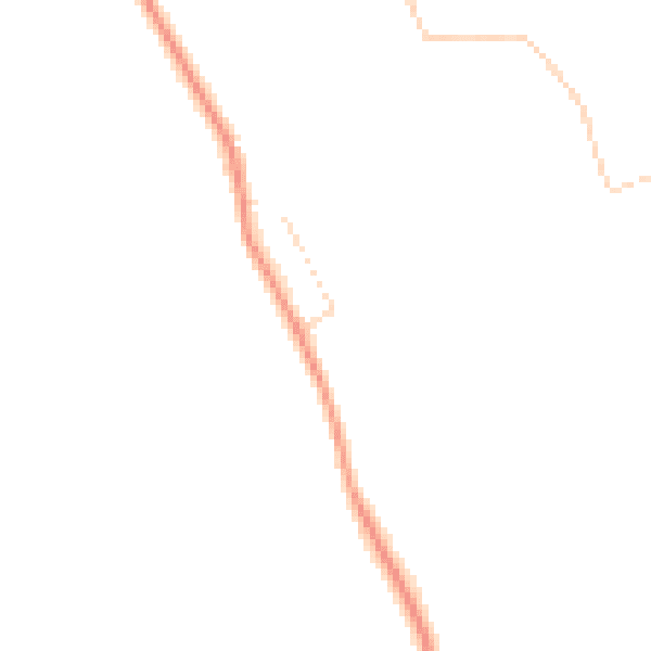 Daytime road noise heatmap for CM9 6PD