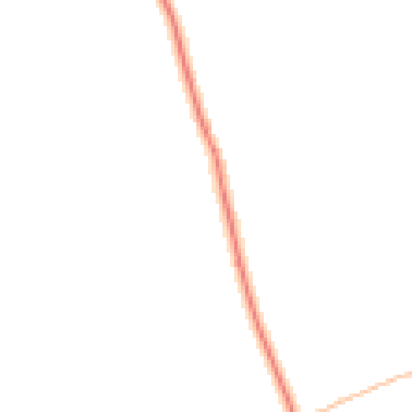 Daytime road noise heatmap for CM9 6PL