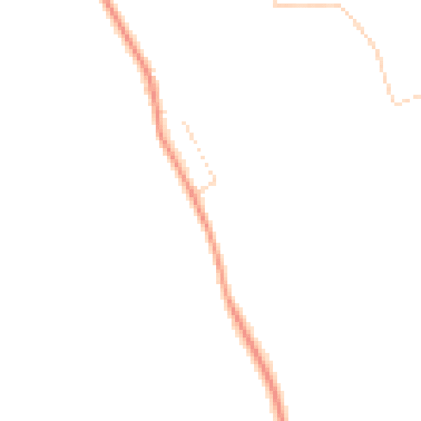 Daytime road noise heatmap for CM9 6PQ