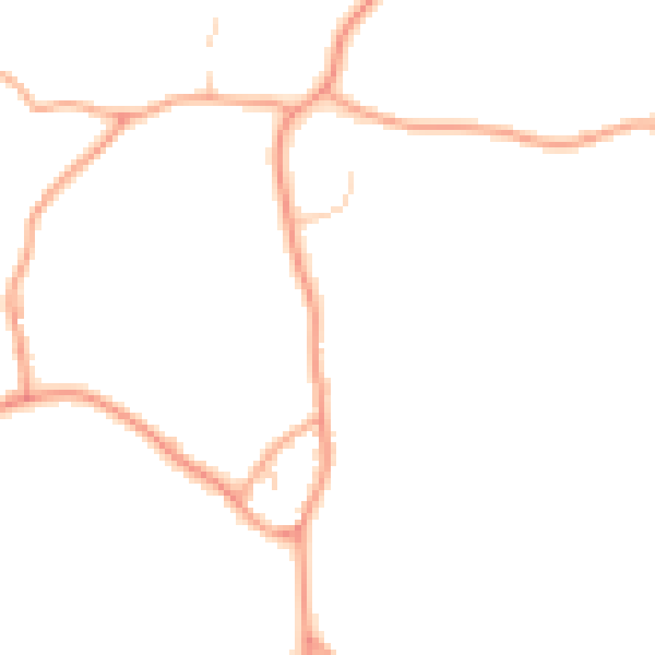 Daytime road noise heatmap for CM9 6RE
