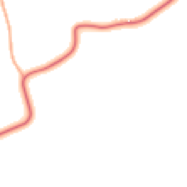 Daytime road noise heatmap for CM9 8BQ