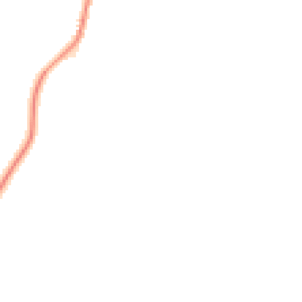 Night-time road noise heatmap for CM9 8DX