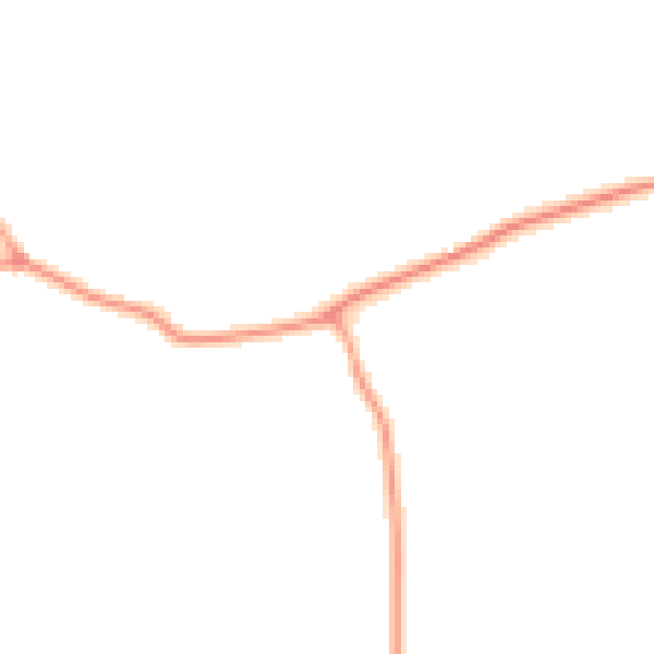 Daytime road noise heatmap for CM9 8EH