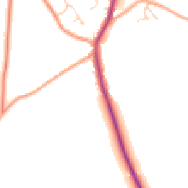 Daytime road noise heatmap for CM9 8FL