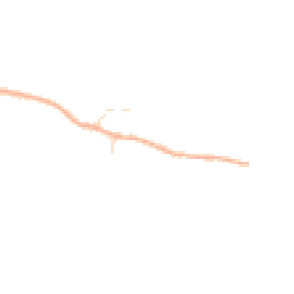 Daytime road noise heatmap for CM9 8HL