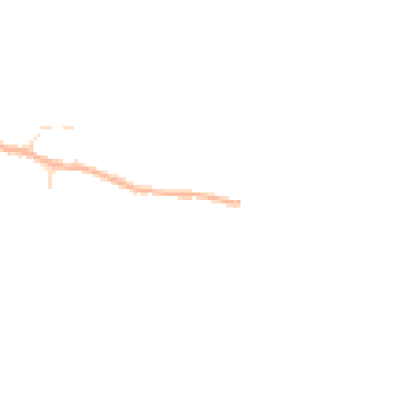 Daytime road noise heatmap for CM9 8HW