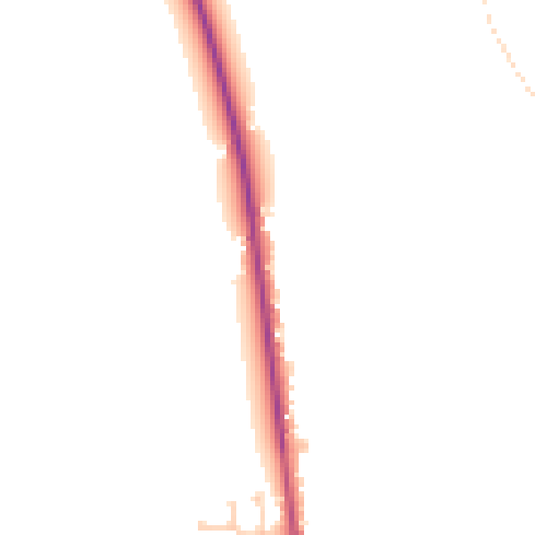 Daytime road noise heatmap for CM9 8NX