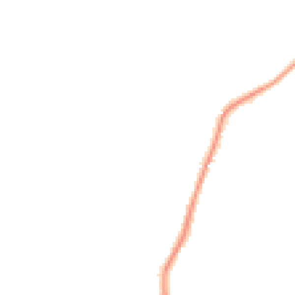 Night-time road noise heatmap for CM9 8PF