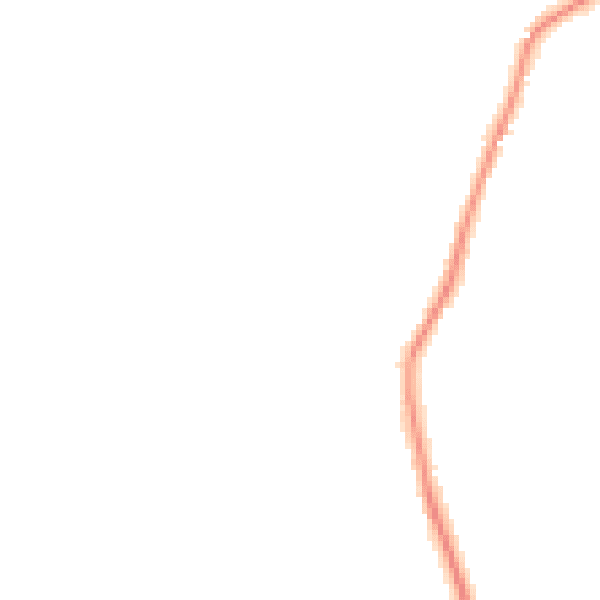 Night-time road noise heatmap for CM9 8PX