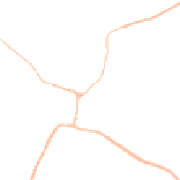 Night-time road noise heatmap for CM9 8TG