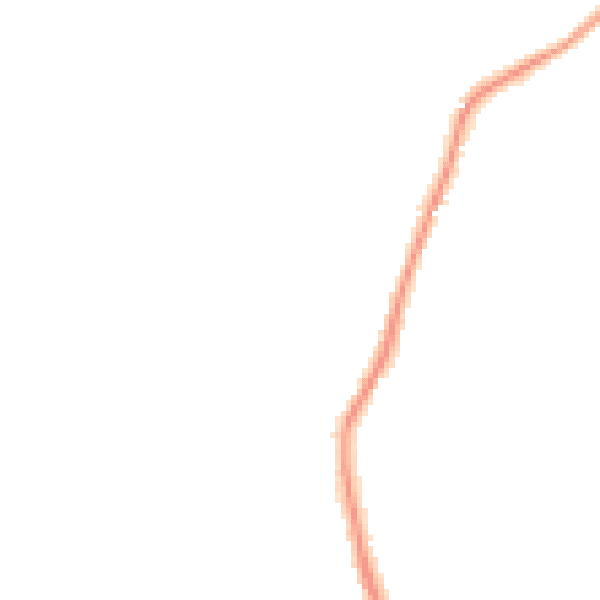 Night-time road noise heatmap for CM9 8UU