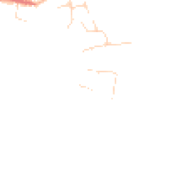 Daytime road noise heatmap for CM9 8XP