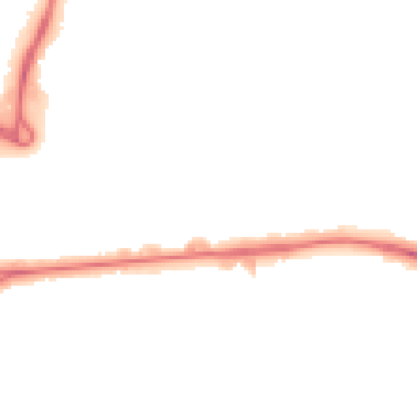 Night-time road noise heatmap for CO1 1FW