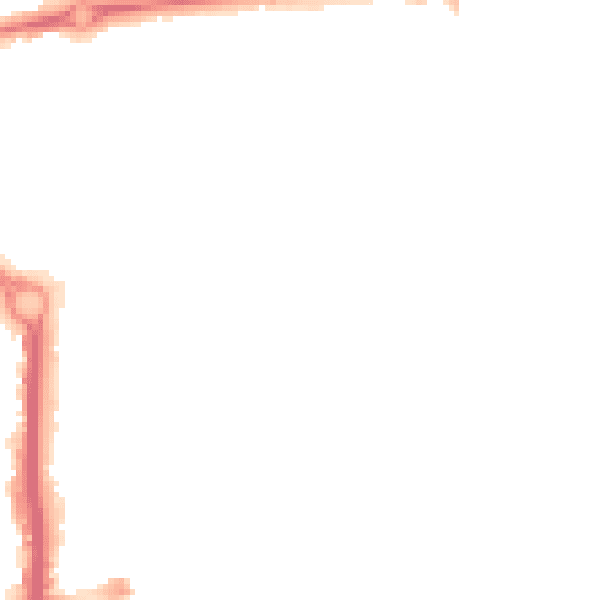 Night-time road noise heatmap for CO1 1GX