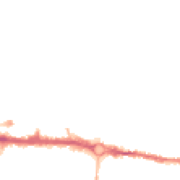 Night-time road noise heatmap for CO1 1LE