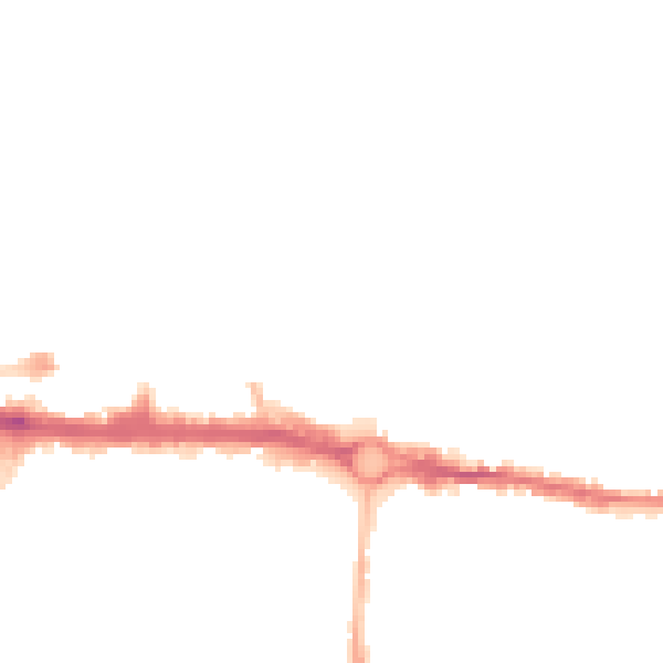 Night-time road noise heatmap for CO1 1LN