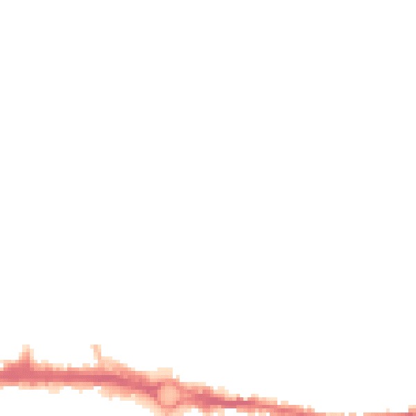 Night-time road noise heatmap for CO1 1TL