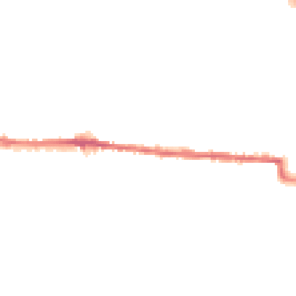 Night-time road noise heatmap for CO1 2LS