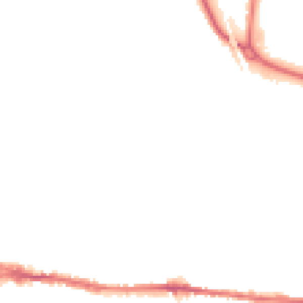 Night-time road noise heatmap for CO1 2QY