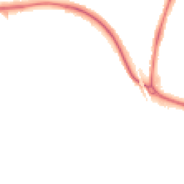 Night-time road noise heatmap for CO1 2YR