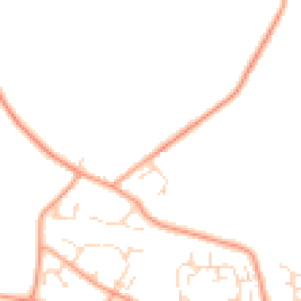 Daytime road noise heatmap for CO10 0AR