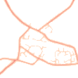 Daytime road noise heatmap for CO10 0AW