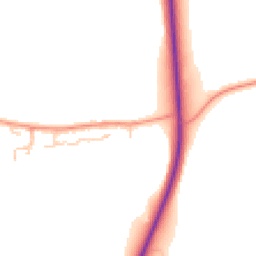 Daytime road noise heatmap for CO10 0BG
