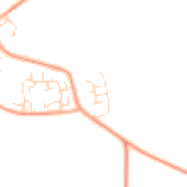 Daytime road noise heatmap for CO10 0BT
