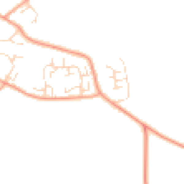 Daytime road noise heatmap for CO10 0BY