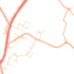 Daytime road noise heatmap for CO10 0EG
